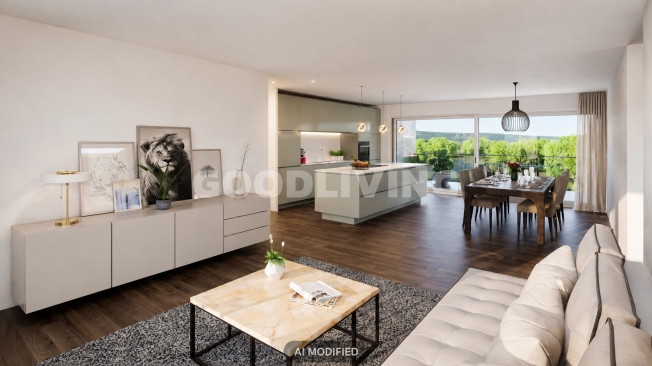 Neubauwohnung mit Seesicht und zwei grosszügigen Balkonen in Nottwil -  Bild 2