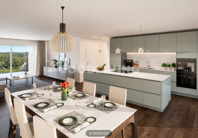 Neubauwohnung mit Seesicht und zwei grosszügigen Balkonen in Nottwil -  Bild 3
