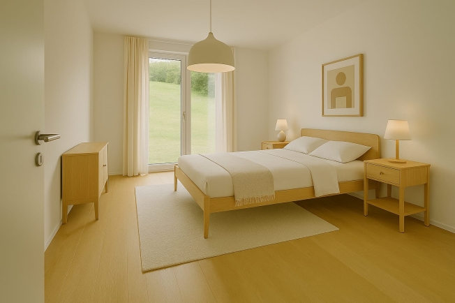Moderne 5.5-Zimmer Gartenwohnung in Zeneggen mit Bergblick -  Bild 4