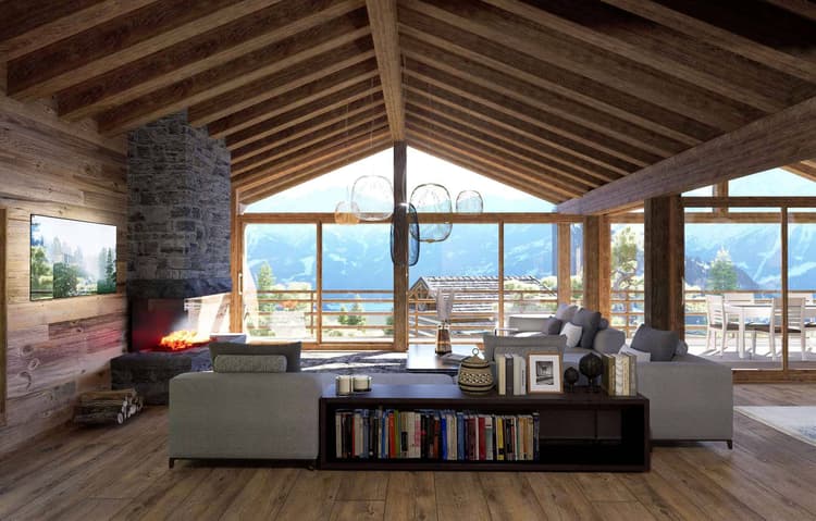 MAGNIFIQUE ET LUXUEUX CHALET A CONSTRUIRE - SKI IN/OUT -  Bild 3