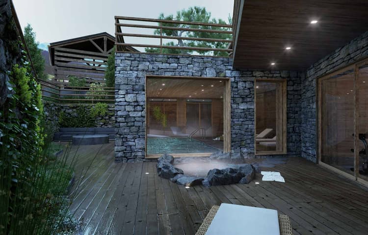 MAGNIFIQUE ET LUXUEUX CHALET A CONSTRUIRE - SKI IN/OUT -  Bild 7