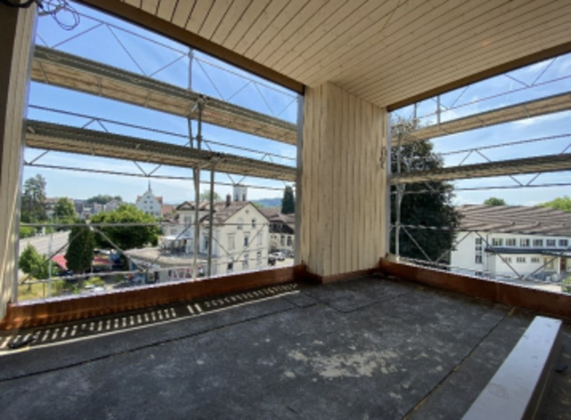 schöne Neubauwohnung im Zentrum Münchwilen - Loggia