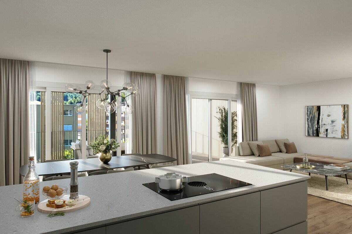einzigartige 3.5 Zimmer Neubau-Gartenwohnungen mit hohem Qualitäts- und Ausbaustandart und eigenem Gartenanteil -  Bild 2