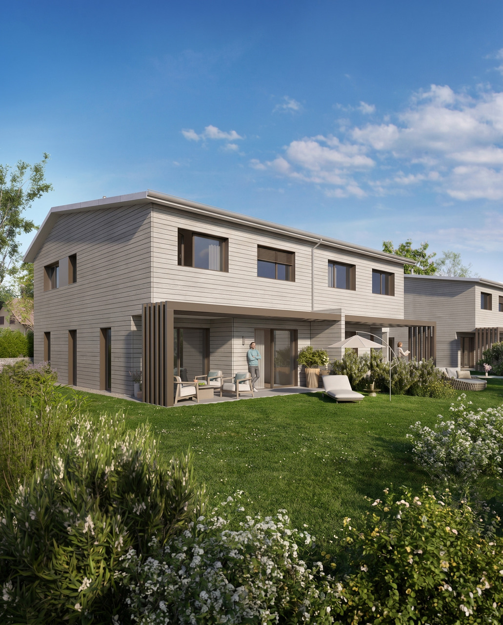 Écoquartier familial de 16 villas jumelées -  Bild 1
