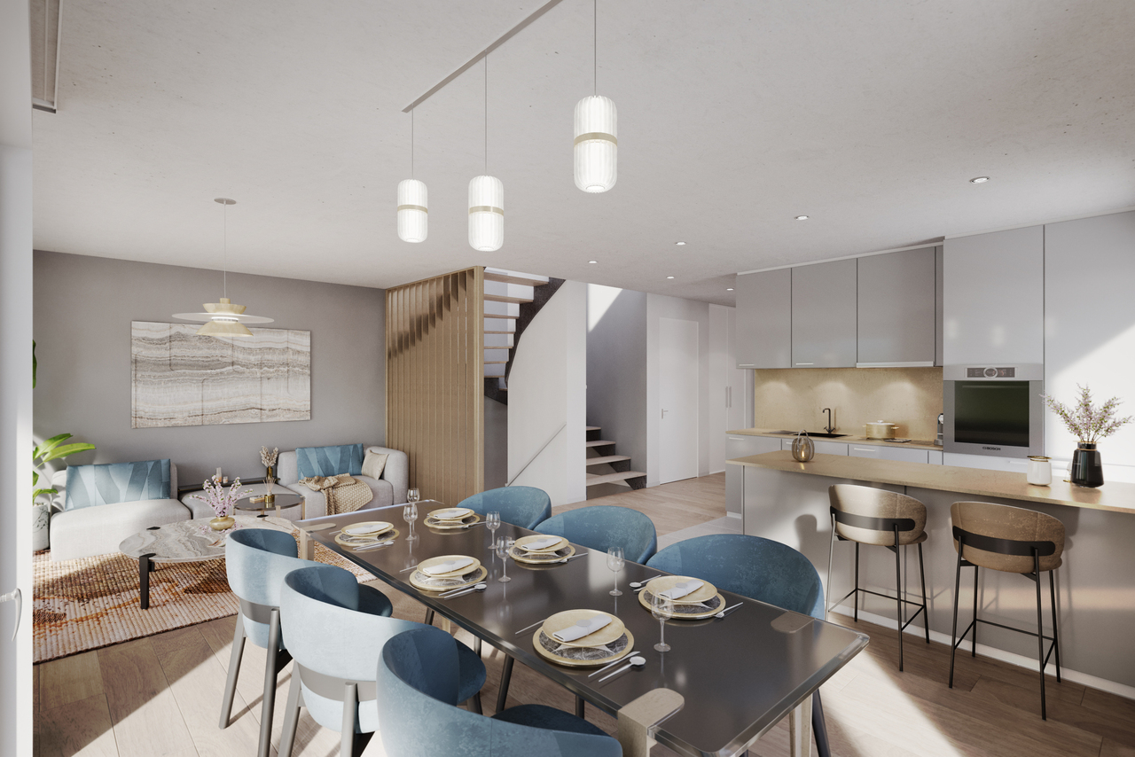 Écoquartier familial de 16 villas jumelées -  Bild 6