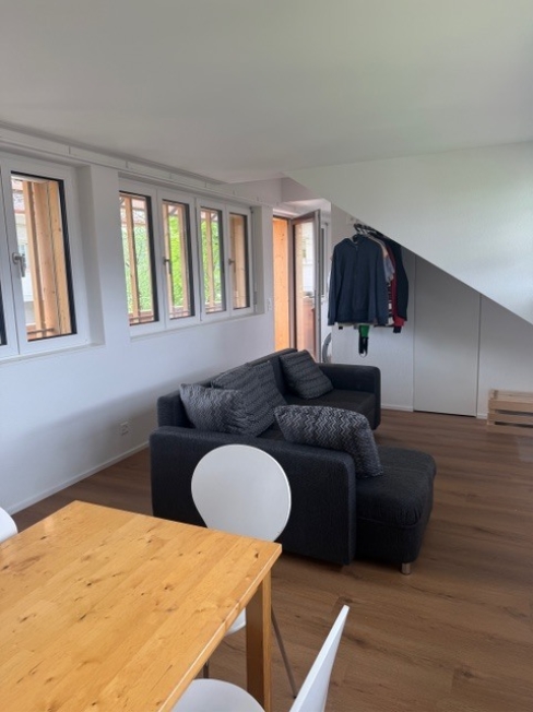 CHARMANTE DACHWOHNUNG IM HISTORISCHEN HOF DES SCHLÖSSLI RUBIGEN -  Bild 2