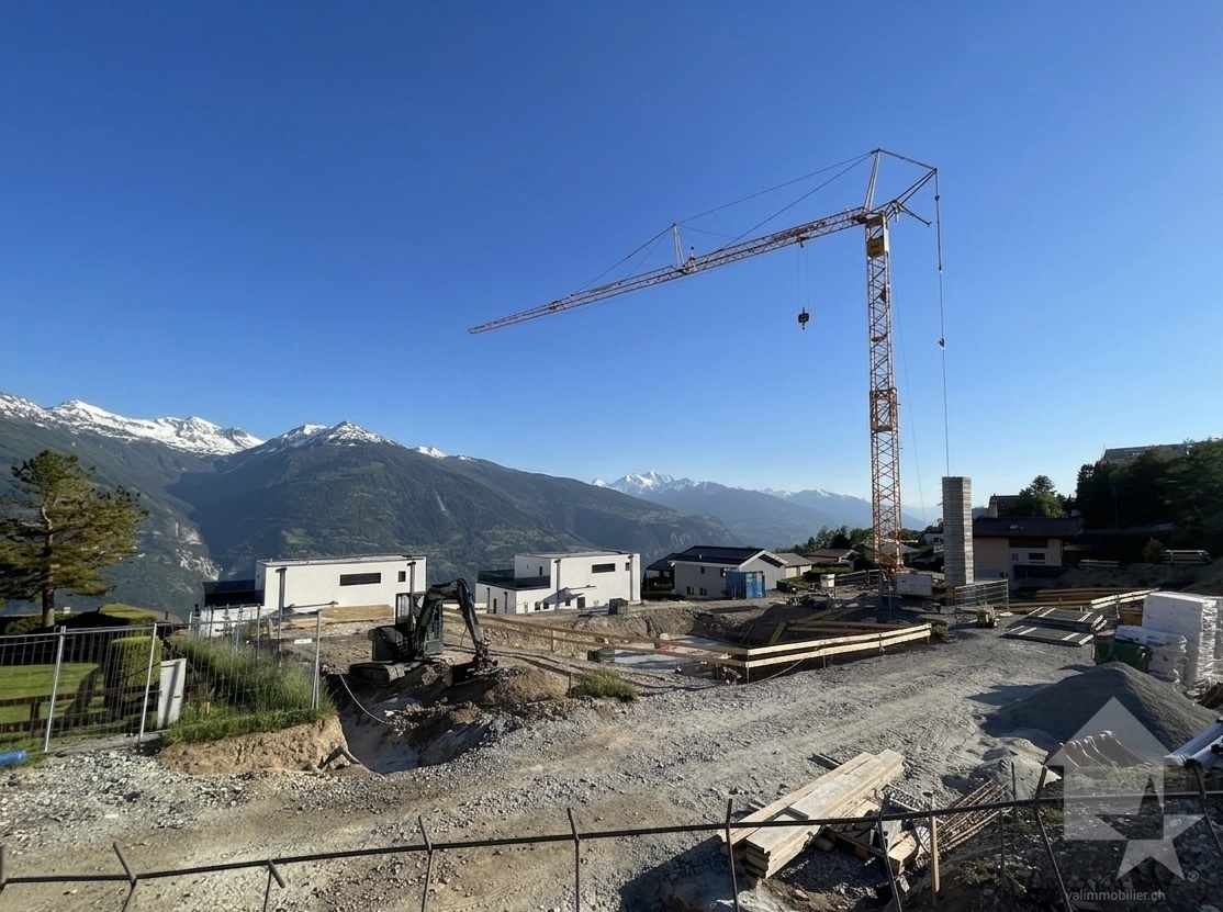 Chermignon, letzte 5.5 Zimmer Neubau im Bau -  Bild 9