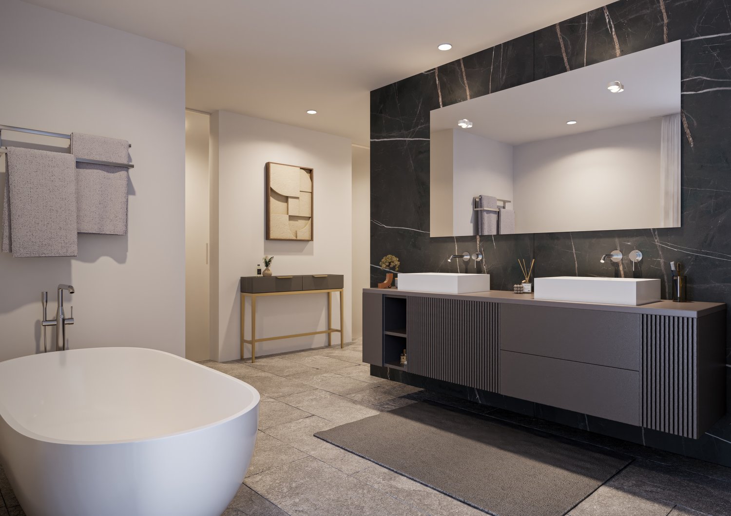 Exklusive 5.5-Zimmer-DUPLEX-Gartenwohnung SMARAGD mit Wellness-/F... - Kilchberg_Erdgeschos_Bad_4K-standard-width-4880px.jpg