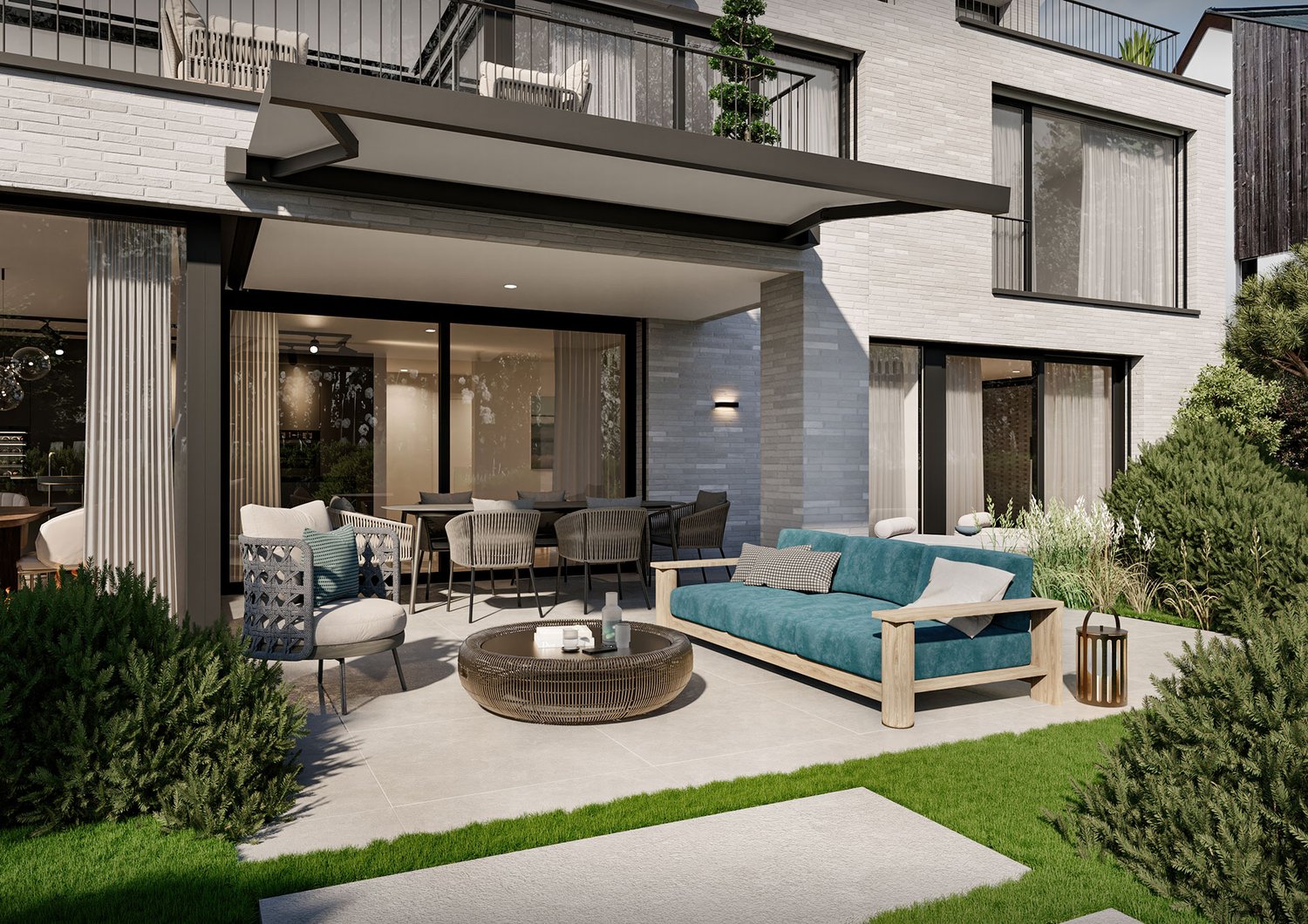 Exklusive 5.5-Zimmer-DUPLEX-Gartenwohnung SMARAGD mit Wellness-/F... - Kilchberg_Erdgeschos_Out_Web.jpg
