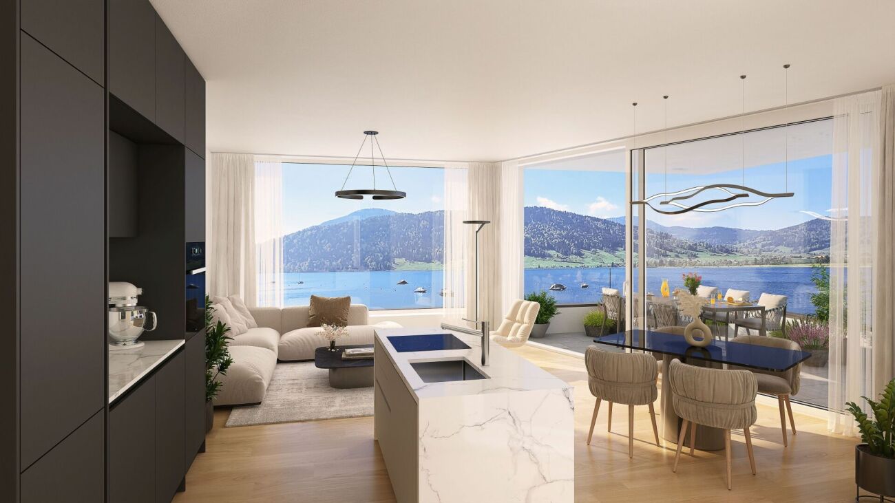 Neubau: 4.5-Zimmer Wohnung mit einmaliger Seesicht -  Bild 2