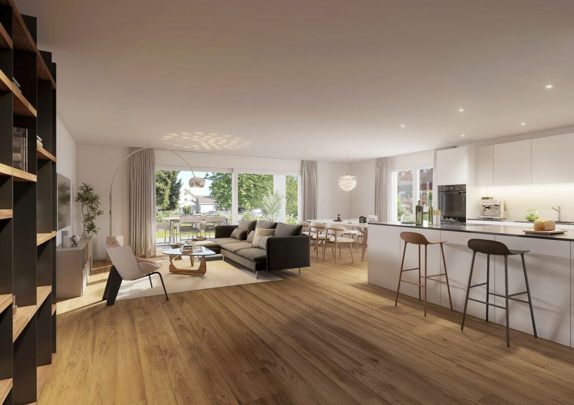 Moderne 2.5-Zimmer-Attikawohnung in der Überbauung UrbanBlick Roggwil -  Bild 1