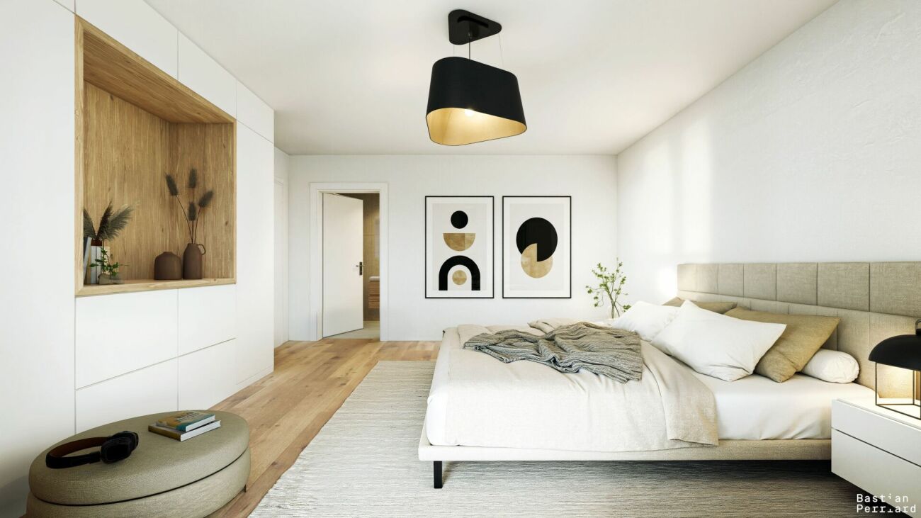 Superbe attique de 3.5 pièces avec grand balcon -  Bild 6