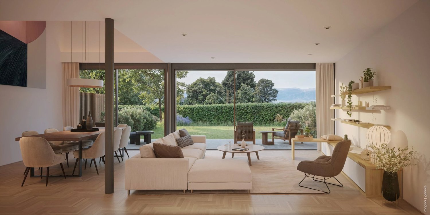 Exceptional contemporary villa with large garden in the heart of Anières -  Bild 7