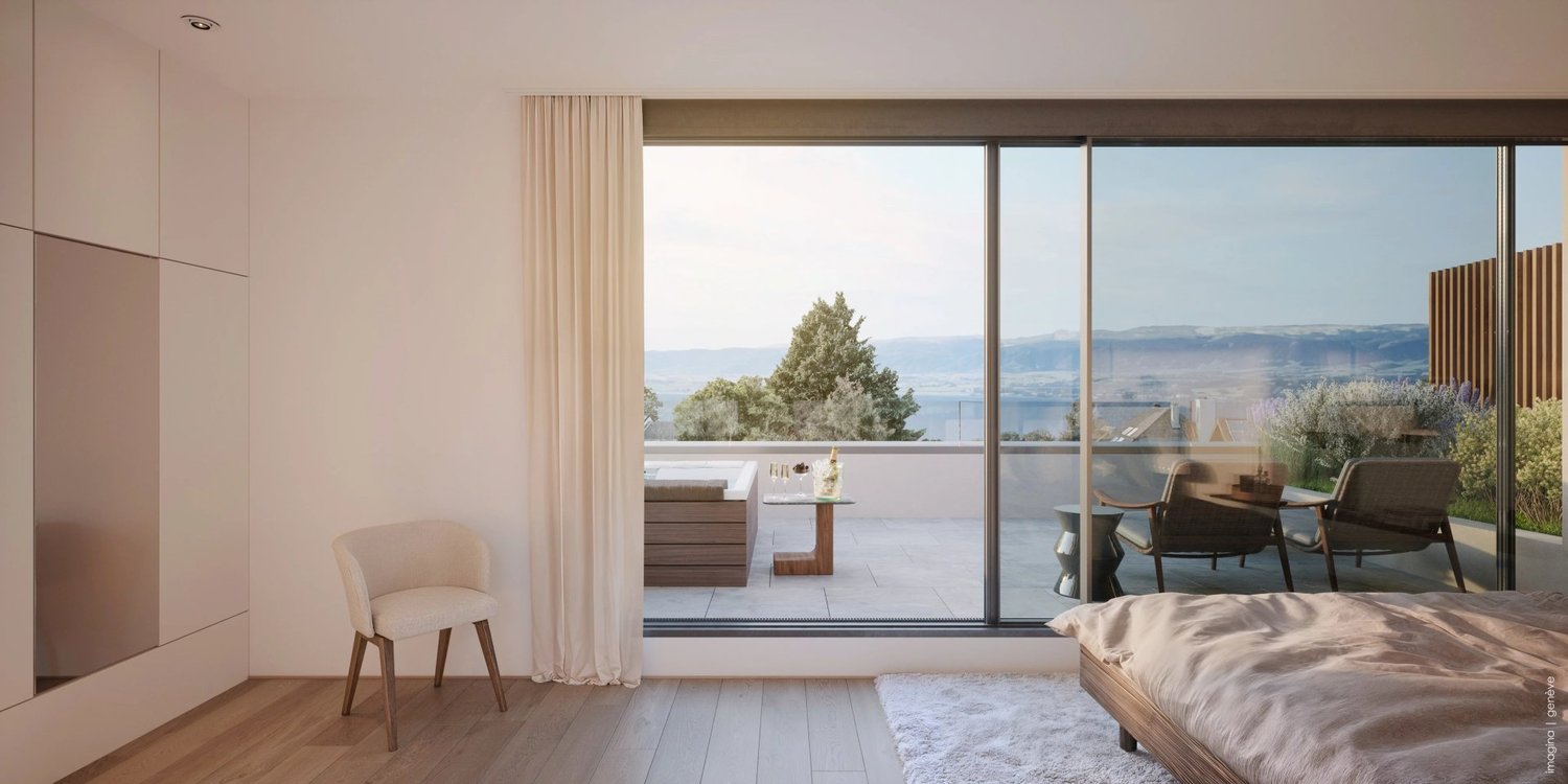 Exceptional contemporary villa with large garden in the heart of Anières -  Bild 9