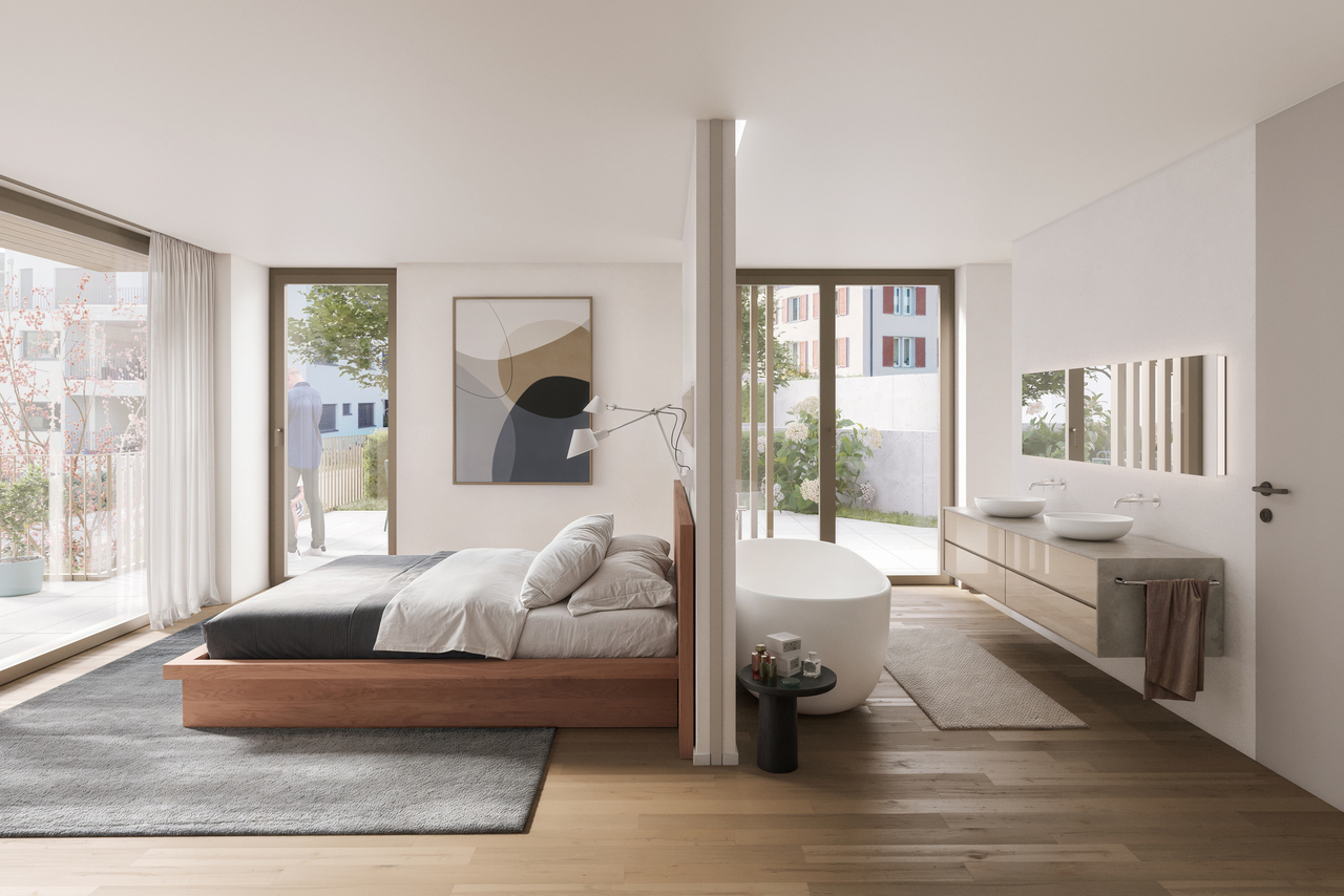 Neubau Résidence Épuré |  Stilvolle 3.5-Zimmer-Wohnung -  Bild 2