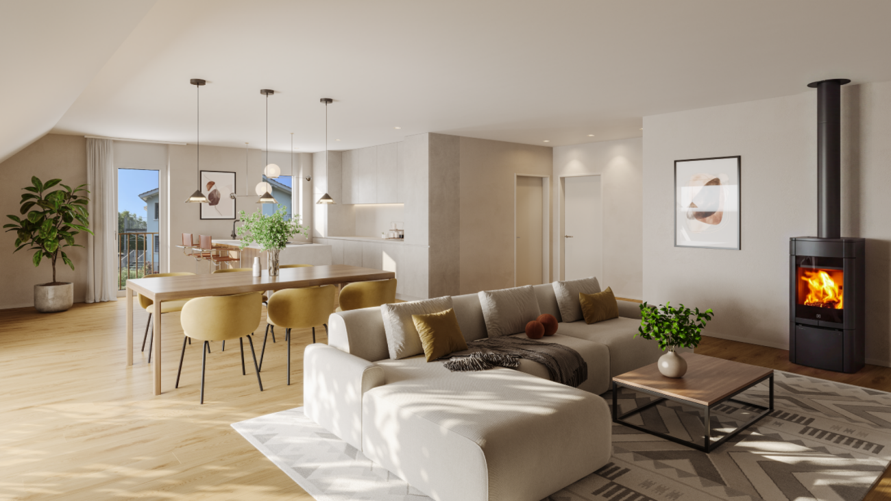 Geräumige 2.5-Zimmerwohnung im Dachgeschoss -  Bild 3