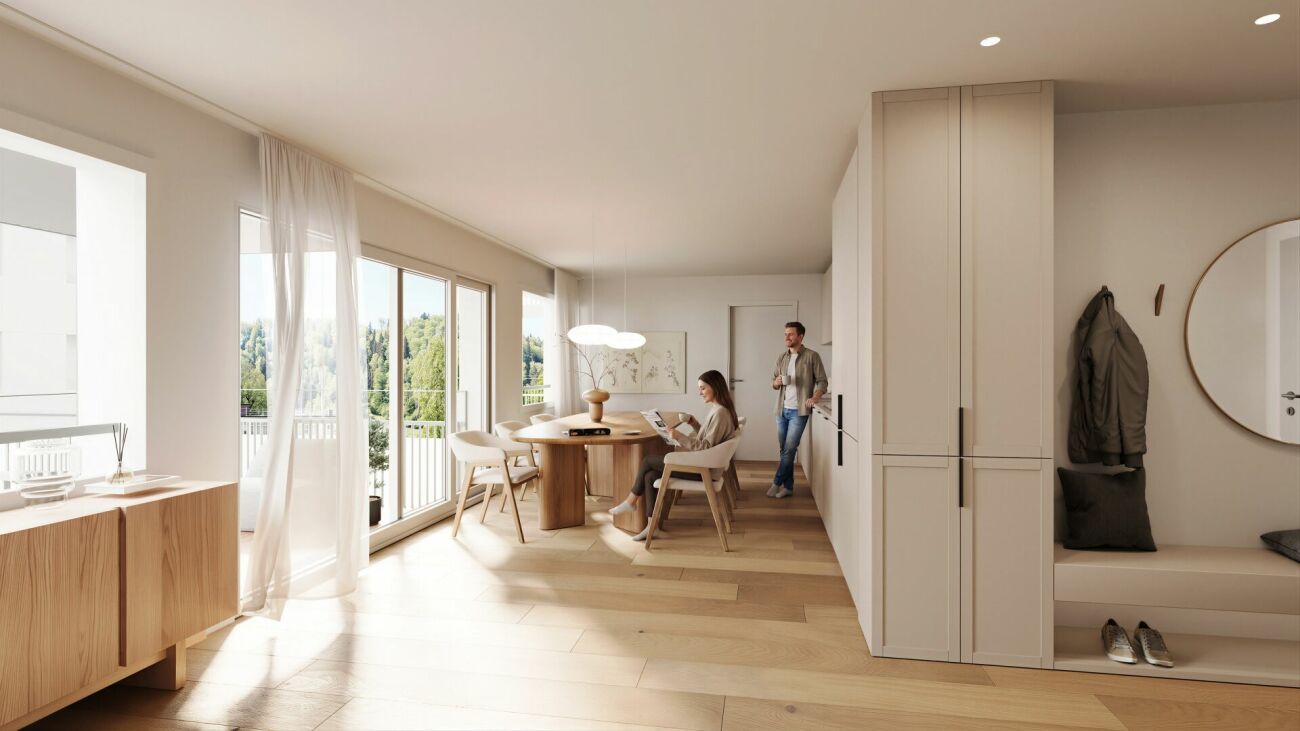 Attraktive 4.5-Zimmer Etagenwohnung mit sonnigem Balkon -  Bild 3