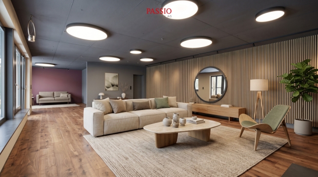 Neuwertige 3.5-Zimmer-Loftwohnung mit 74 m² Terrasse am Aare-Ufer -  Bild 1