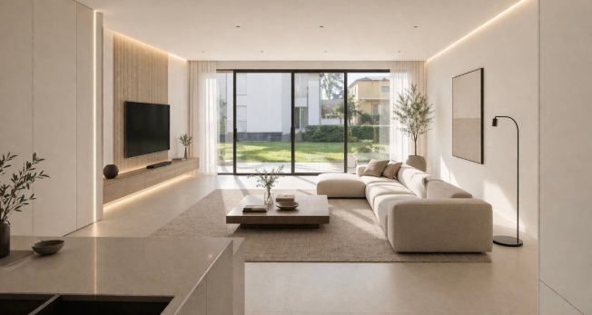 Elegante neue Villa mit Garten in einem Wohngebiet, umgeben von Grün -  Bild 4