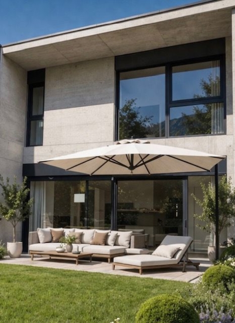 Elegante neue Villa mit Garten in einem Wohngebiet, umgeben von Grün -  Bild 9