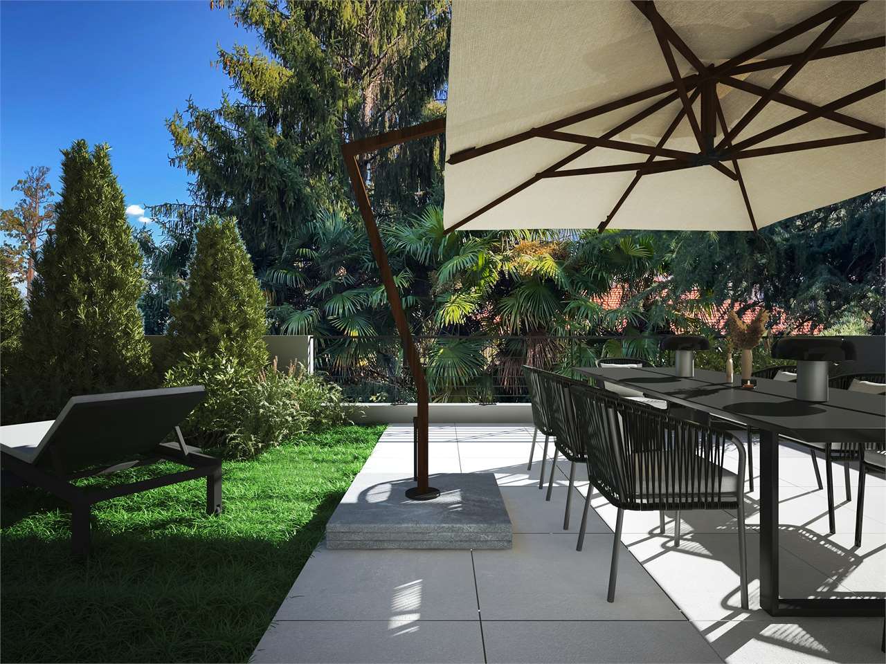 LUGANO | ULTIMA SELEZIONE | 5.5 LOCALI CON GIARDINO PRIVATO -  Bild 2