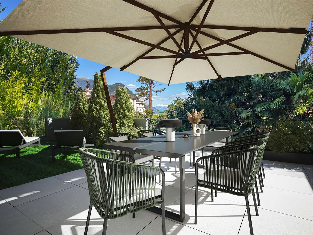 LUGANO | ULTIMA SELEZIONE | 5.5 LOCALI CON GIARDINO PRIVATO -  Bild 3
