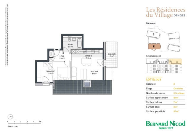 2,5-Zimmer-Wohnung mit Balkon Ideal für eine Investition -  Bild 5