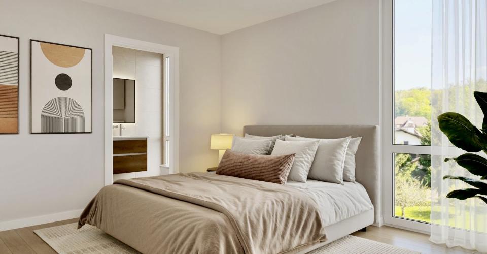 NOUVEAU l Lot 5 1er nv - Résidence PPE "Fouârdze" à Remaufens - Appartement 4.5 pièces - image - 4