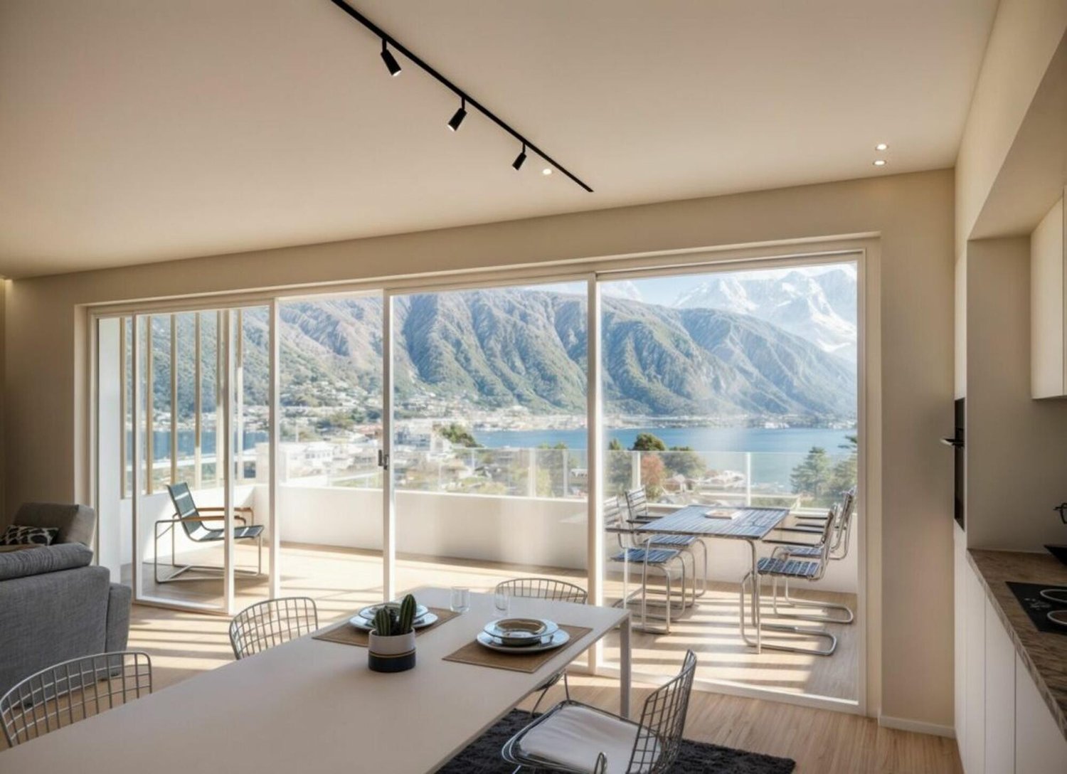 NUOVI MODERNI 4.5 LOCALI CON GIARDINO E VISTA LAGO A MELIDE -  Bild 1