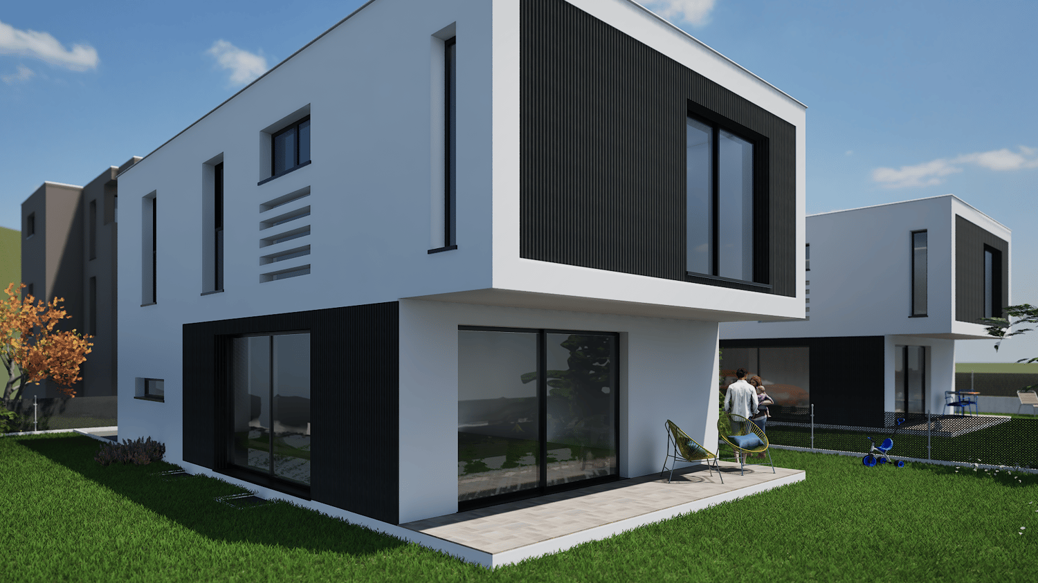 Moderna villetta da costruire a Contone -  Bild 1