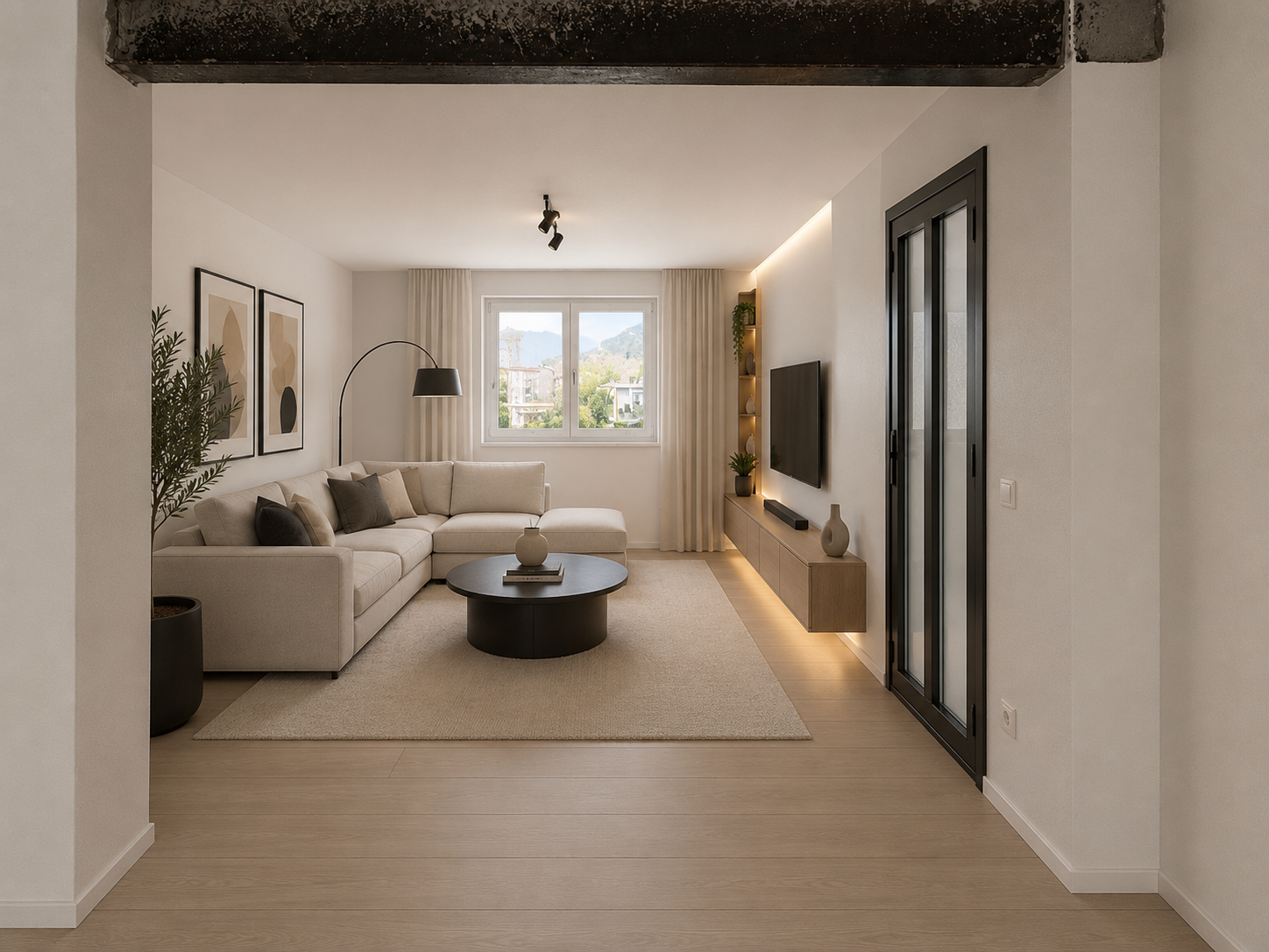 NUOVO APPARTAMENTO 3.5 LOCALI IN VILLA BIFAMILIARE A CRESCIANO – PIANO TERRA -  Bild 1