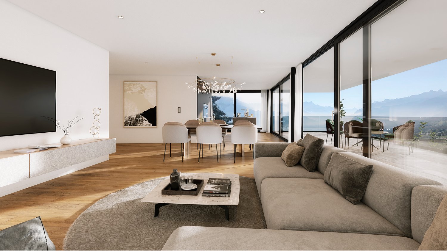 Luxuriöse 4.5-Zimmer Wohnung im Erdgeschoss mit 139 m² Wohnfläche und 60 m² Terrasse - Bild 4