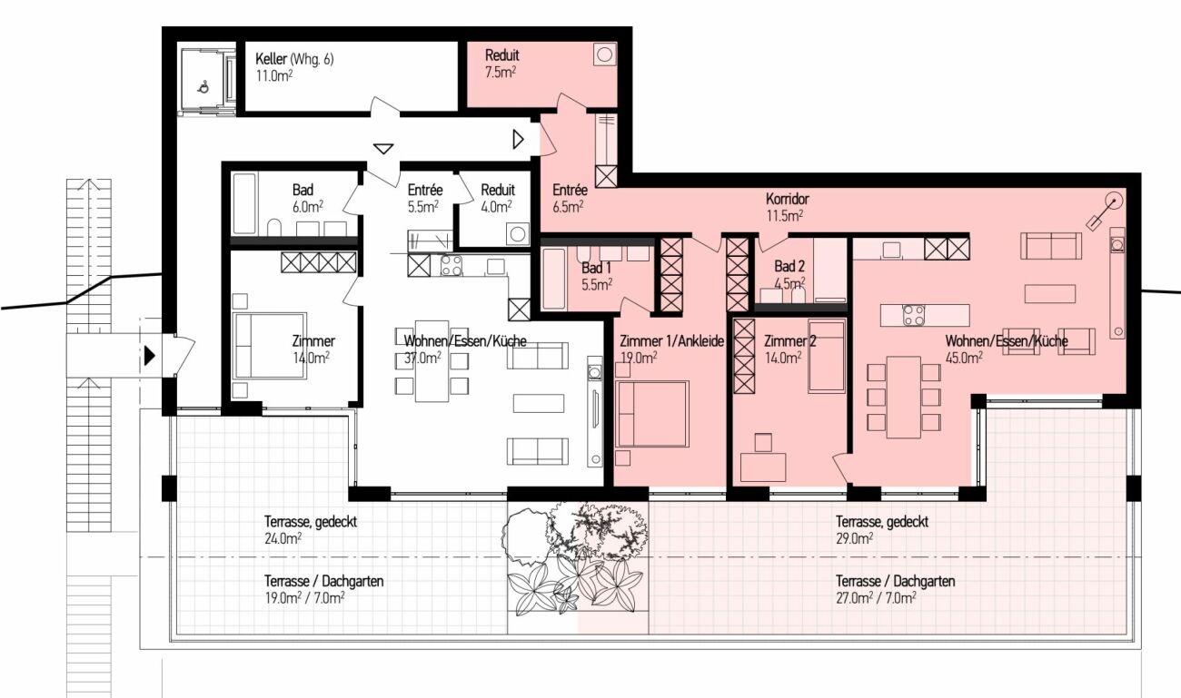 Neubau Terrassenwohnungen - Döttingen (5D) -  Bild 9