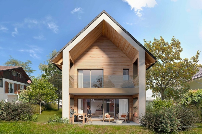 Außergewöhnliche Villa im Herzen der Natur in Chavannes-des-Bois -  Bild 1
