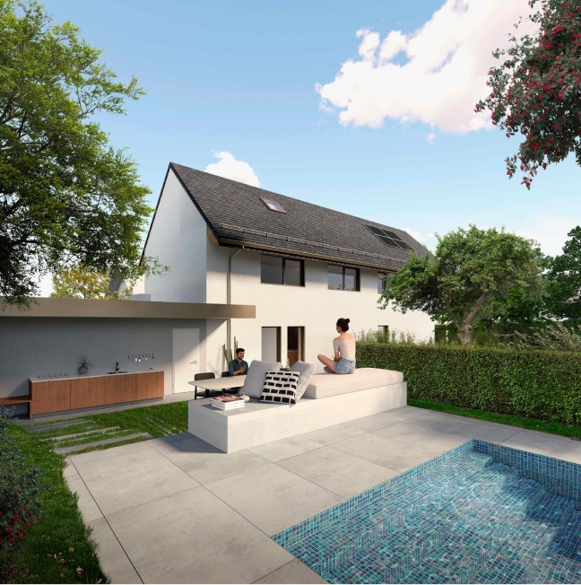 Außergewöhnliche Villa im Herzen der Natur in Chavannes-des-Bois -  Bild 3