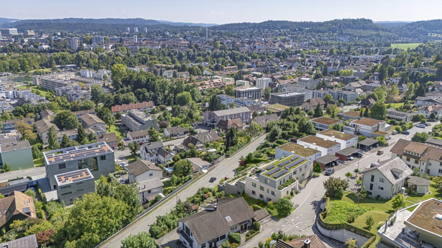 Exklusive Attikawohnung mit grosser Terrasse und Panorama-Weitblick - AUSSENVISUALISIERUNG