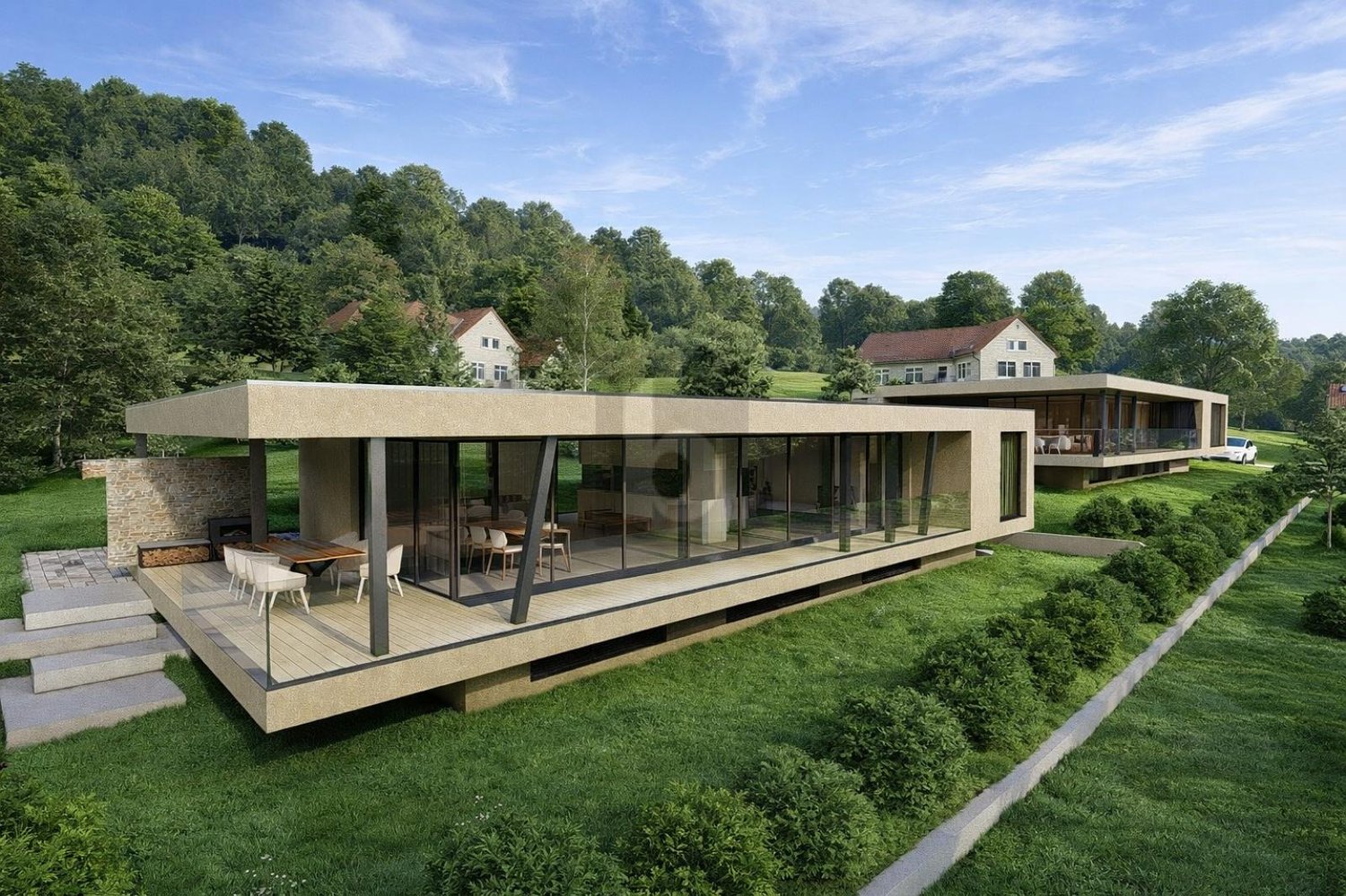MIT ATRIUM, SÜDHANGLAGE UND FLEXIBLEM GRUNDRISS -  Bild 1