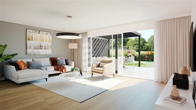6 ANEINANDERGELEGENE VILLAS PARKING UNTERGROUND PAC WASSER-LUFT + SOLARPANEL -  Bild 3