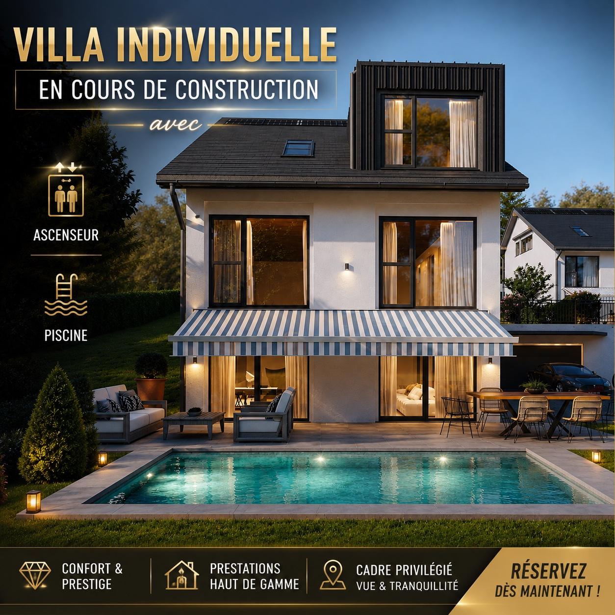 Villa Individuelle | Ascenseur | Piscine chauffée -  Bild 1