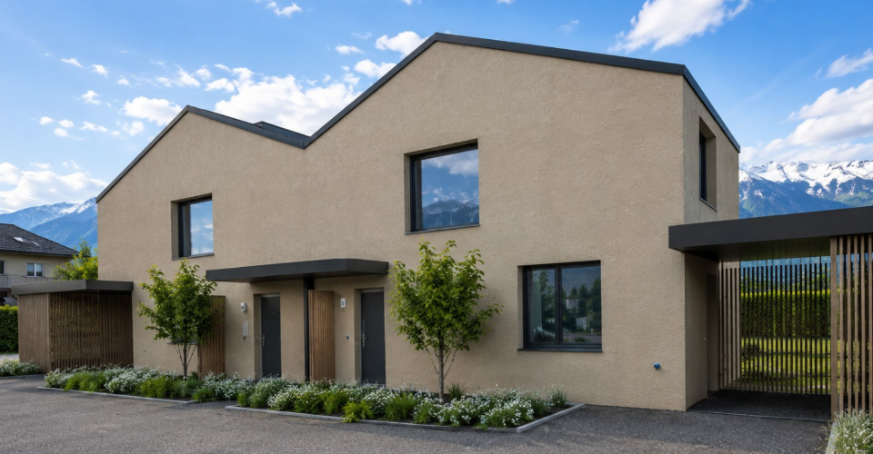 Villas d'architecte - Lot A1 - Le Clos d'Arbosson - Maison jumelée 6.5 pièces - image - 6