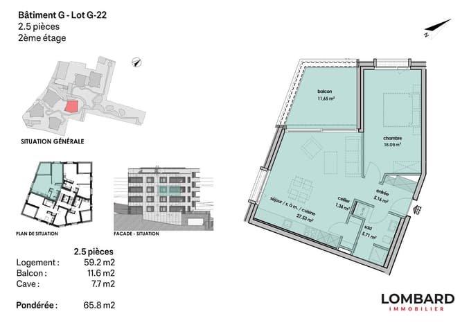 Appartement de 2.5 pièces au 2ème étage -  Bild 6
