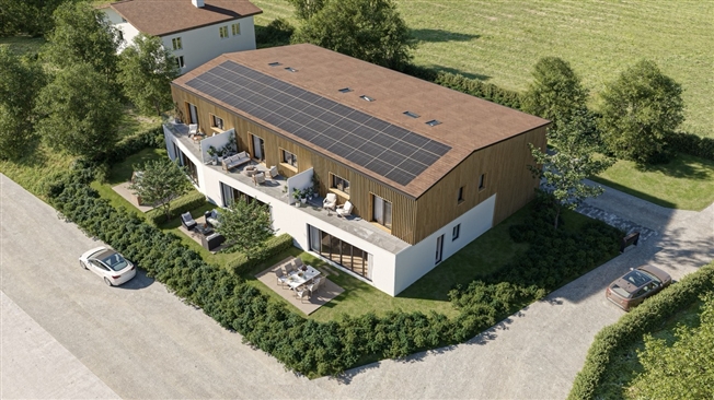 Südorientierte Villa mit Giebel «Le Clos du Vully -  Bild 1