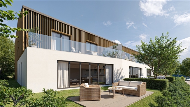 Südorientierte Villa mit Giebel «Le Clos du Vully -  Bild 12
