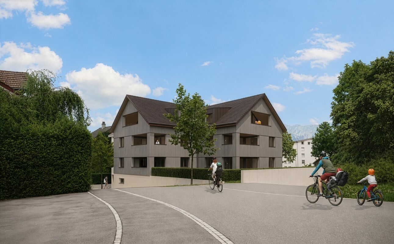 charmante 3 ½-Zimmer-Dachwohnung an idyllischer, ruhiger Wohnlage in Buchs -  Bild 2