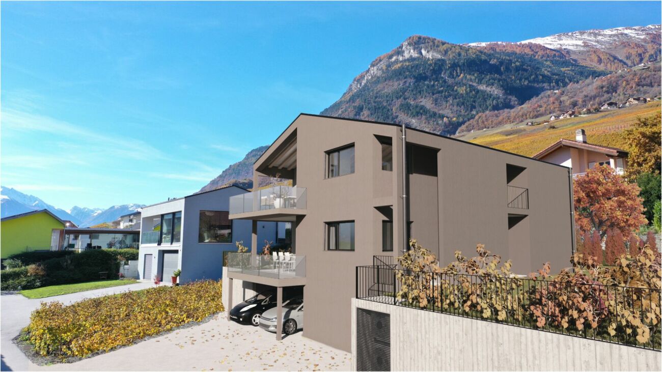 B - Les Coteaux de l'Arche - Attika 4,5 Zimmer in einem Gebäude mit 2 Wohnungen -  Bild 1