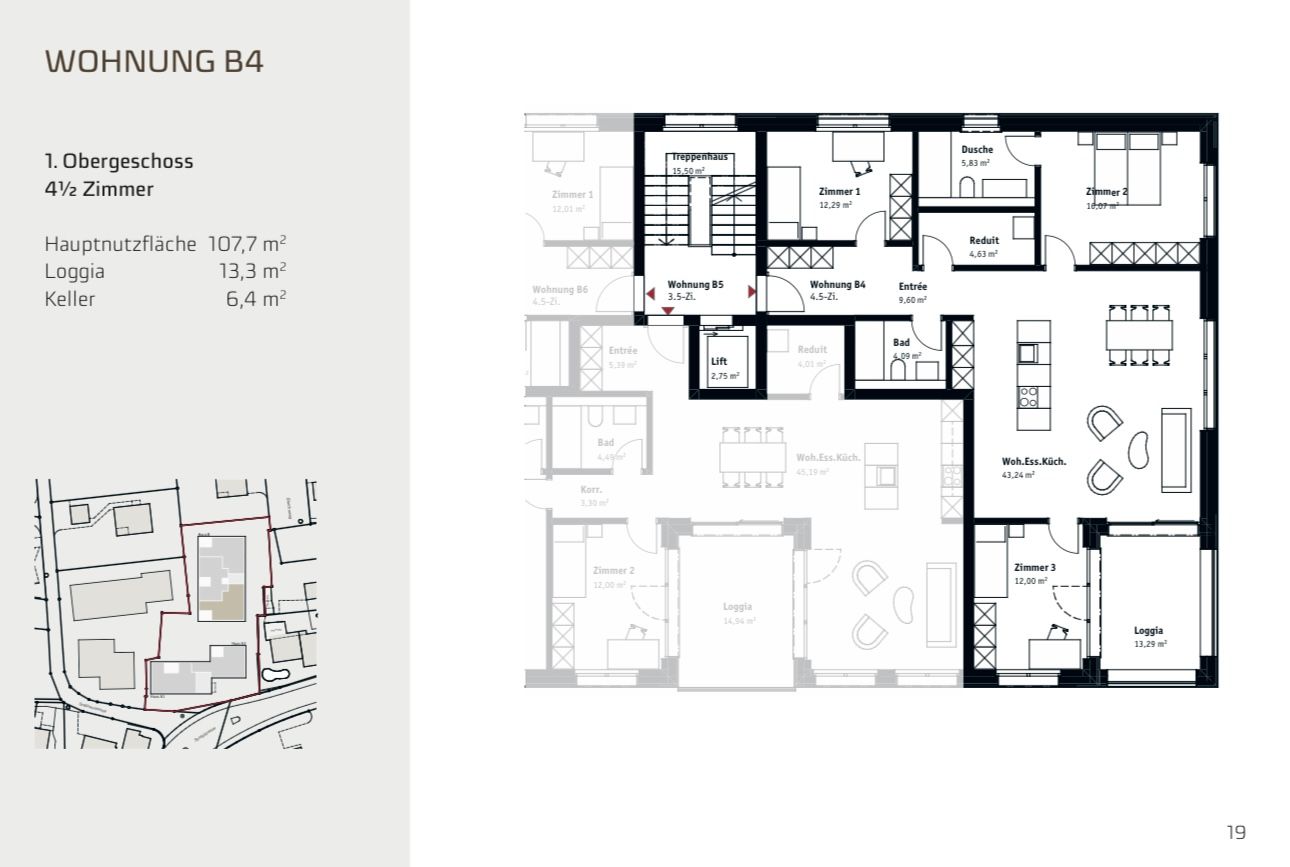 Hochwertige 4.5-Zimmer-Neubauwohnung in privilegierter Lage - Muri AG - Image 3