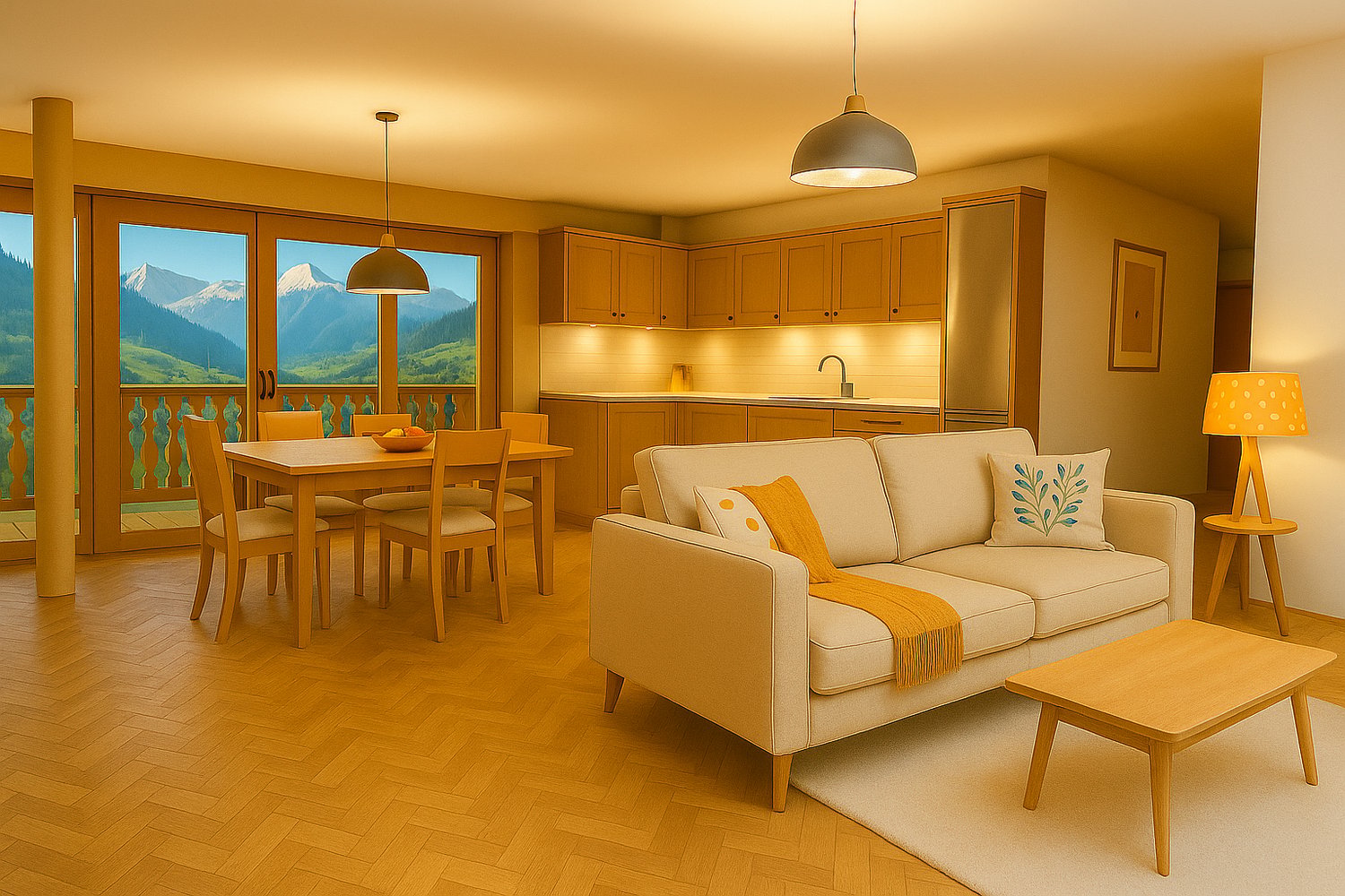 Balcon Traversant & Lumière Alpine LOT 6 : Un 2.5 Pièces d'Élégance - Image 3