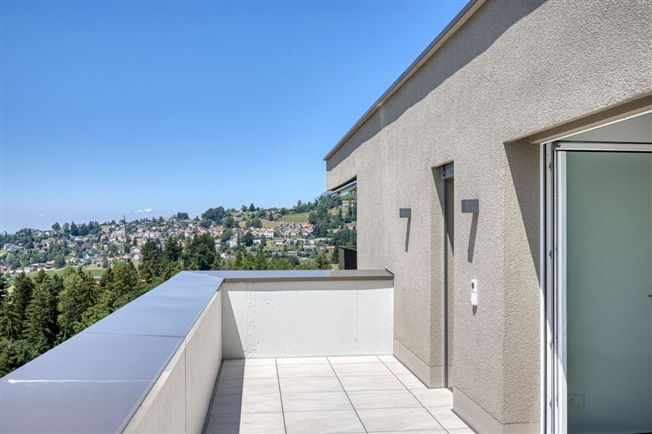 NEUBAU - Exklusive 4.5-Zimmer-Attikawohnung mit grosszügiger Terrasse und traumhafter Aussicht -  Bild 8
