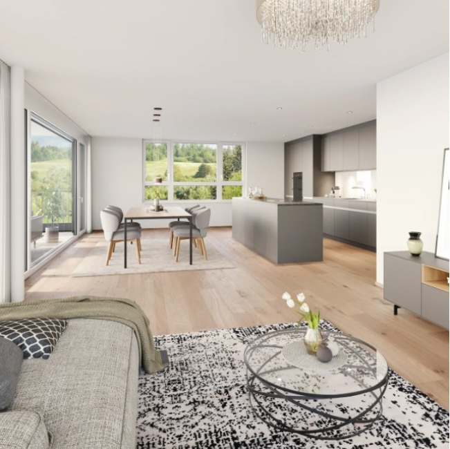 Neubauprojekt 4.5-Zimmer-Dachgeschosswohnung in Untereggen -  Bild 4
