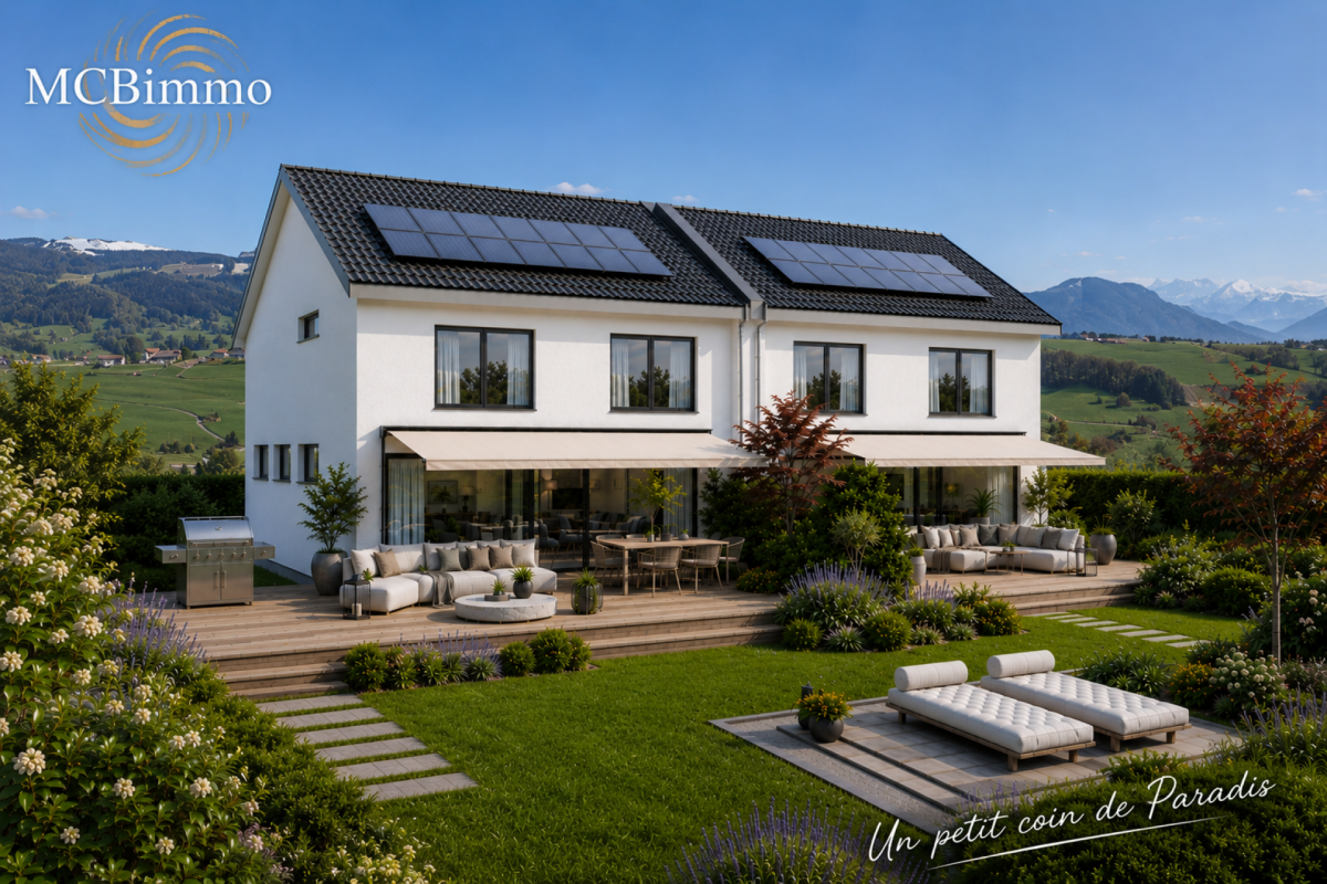 2227 Reihenhaus mit Panoramablick im Hameau des Sens -  Bild 8